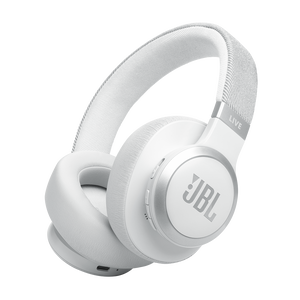 JBL Live 770NC - White - Wireless Over-Ear Headphones with True Adaptive Noise Cancelling - Hero